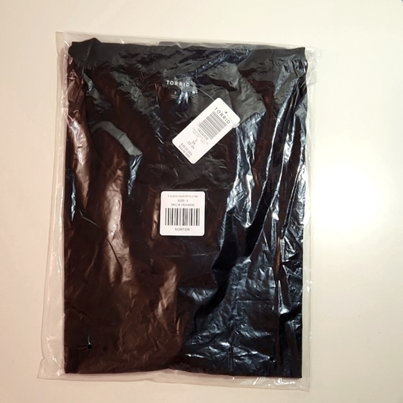 ❤️NWT VINTAGE TORRID PUFF SLEEVE TEE - SLUB KNIT COTTON - PLUS SIZE - Picture 3 of 11